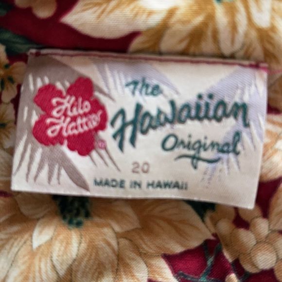 Vintage Hilo Hattie Hawaiian Original Maxi Dress Size 20 beach - Picture 11 of 12